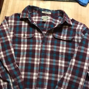 Men’s button down LLBean flannel